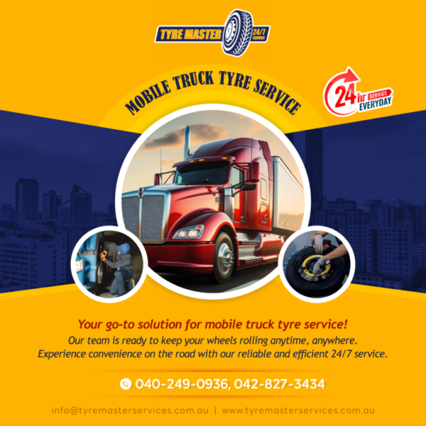 Tyre master: Mobile Truck Tyre Repair