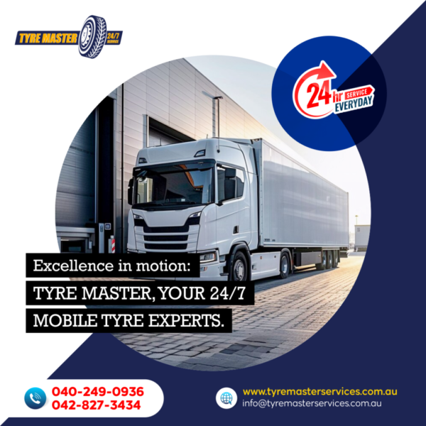 on-site truck tyre installation